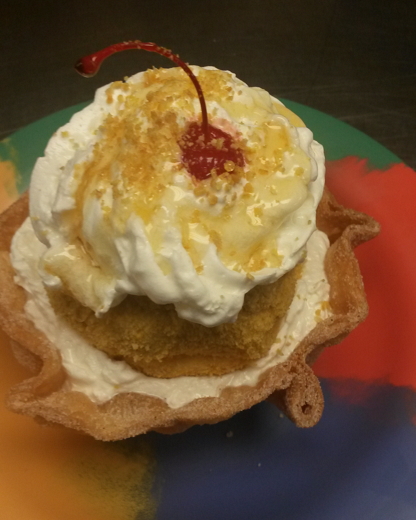 fried ice cream, churros